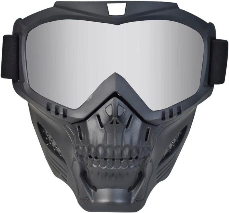 JFFCESTORE Airsoft Mask Balaclava Full Face and Detachable Anti Fog Airsoft Goggles Military Outdoor Sport CS Tactical Paintball Mask Face Eye Protection Headgear Mask - Image 3